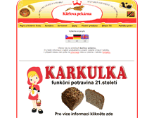 Tablet Screenshot of karlova-pekarna.cz